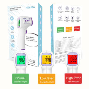 공장 직판 전자 비접촉 온도계 적외선 이마 온도계 기초 체온계 의료 용품 - Product Image 1