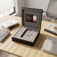 Écran LCD TFT de 4.3/5/7 pouces de conception populaire avec papier d'affichage IPS boîte-cadeau d'affaires d'impression offset pour la promotion de la marque