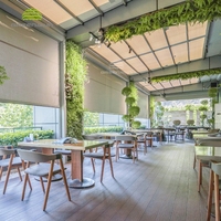 Toits rétractables motorisés, pergola d'extérieur, ombrage, pergola en aluminium et PVC, toit pliable