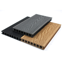 Heißer Verkauf: 3D-geprägtes WPC-Terrassendielen, 18 mm stark, im europäischen, modernen, traditionellen asiatischen Stil, für Schwimmbad, Standboden, Keller, Klicksystem