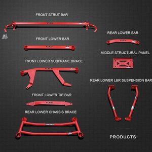 LVTU de alto rendimiento puntal Torre soporte Bluetooth bastidor soporte Bar barra de seguridad para <span class=keywords><strong>Toyota</strong></span> <span class=keywords><strong>GT</strong></span> <span class=keywords><strong>86</strong></span> 2012-2019 chasis fortalecer - Product Image 4