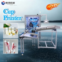 Máquina de Serigrafía Automática de Alta Velocidad para Vasos con Alimentación en Espiral para Botellas y Conos de Helado