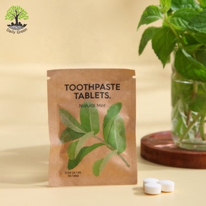 60 <strong>Tabs</strong> Refill Packaging Toothpaste Tablets with NHAP Sensitive Teeth Friendly - Product Image 1