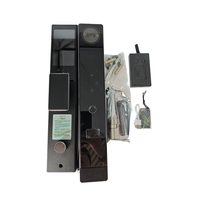 Serrure de porte intelligente moderne avec interphone audio bidirectionnel entièrement automatique, déverrouillage à distance par Wifi, sécurité domestique