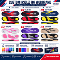 S-King Échantillon Gratuit Semelles Intérieures Personnalisées Fabricant OEM ODM Marque Personnalisée Semelles Intérieures Sportives