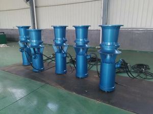 Qsz (H) dọc hệ thống thoát nước hệ thống thoát nước với dòng chảy hướng trục cánh quạt chìm điện lũ nước bơm sắt ly tâm lý thuyết - Product Image 6
