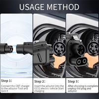 Nouvel adaptateur de charge CA GB T vers CCS1 300A Max 1000V pour Tesla Polestar 2 pour XC40 Stations publiques chinoises pour véhicules électriques IP65