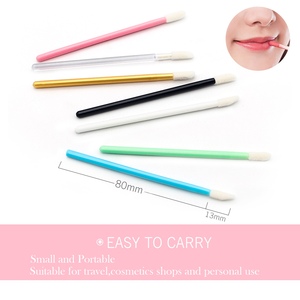 50 brosses exfoliantes pour les lèvres jetables, applicateurs de baume à lèvres multicolores - Product Image 6
