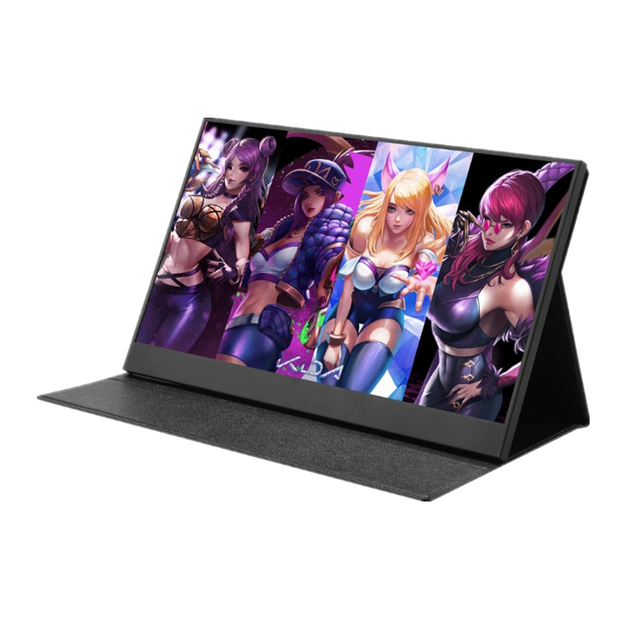 15.6 Inch 2K IPS OLED Screen 1080P Portable Computer Monitor with USB & Mini for Ports