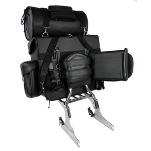 Sac de selle universel imperméable en cuir magnétique pour moto, portable, pour voyage, 45L, échantillon gratuit Fastrider - Product Image 1
