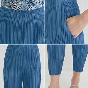 Conçu en Corée IntheK Christina & Co. Pantalon plissé pour femme 4 styles Pantalon de travail de bureau décontracté à séchage rapide très durable - Product Image 6