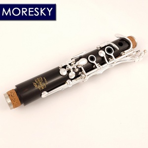 MORESKY Clarinette Professionnelle en Bois d'Ébène/Grenadille Bb/Sib Plaquée Argent 19 Clés Klarnet Brillante - Product Image 3