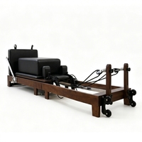 Machine de Pilates pliable en bois de noyer, prix de gros direct usine, équipement de yoga de haute qualité