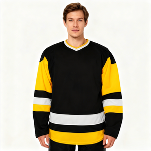 Custom Team <strong>Blank</strong> Ice <strong>Hockey</strong> Practice <strong>Jersey</strong> Sublimation Long Sleeve <strong>Hockey</strong> Shirt for Men - Product Image 2