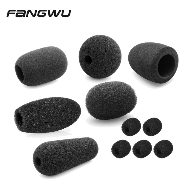 Different Shape Custom Sponge Microphone Foam Windscreen Printing