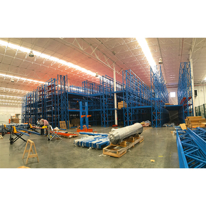 산업용 창고 저장 시스템 5단 철제 빔 랙킹 시스템 볼트리스 조절 가능 중량형 랙 선반 - Product Image 5