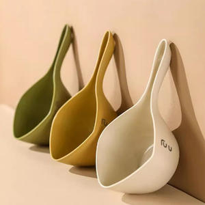 ทัพพีพลาสติก วัสดุ PP หนาขึ้น ใช้กับเครื่องล้างจานได้ ทัพพีครัวด้ามยาว สำหรับทำอาหารและใช้กับแชมพู - Product Image 2