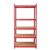 Étagère de rangement métallique sans boulons à 5 niveaux réglable, résistante à la corrosion, pour cuisine, garde-manger et garage (vente en gros)