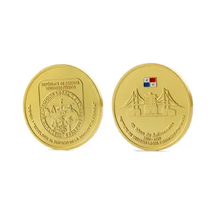 Zinc Alloy Material Die Casting 3d Embossed Coin Matte Gold Enamel Challenge Coin Custom Own Design Metal Coin