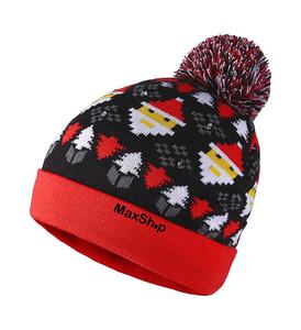 هدية خاصة بعيد الميلاد قبعة صغيرة محبوكة قبعة مع أضواء led - Product Image 2