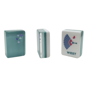 Fichas de Mahjong Americanas Personalizadas Tipo USA, Juego de Mahjong de Acrílico Transparente, Logotipo OEM en Capa Intermedia, Estilo Mahjong de Moda en Instagram - Product Image 6