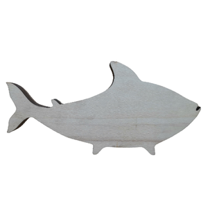 Vente chaude en bois artisanat sculpté poisson LED éclairage forêt marine maison vacances décoration de bureau - Product Image 5