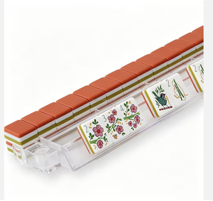 Jeu de Mahjong Portable de Luxe Moderne en Acrylique à 7 Couches - Ensemble Américain Personnalisé de 160 Pièces pour <span class=keywords><strong>le</strong></span> Divertissement - Product Image 4