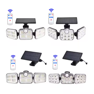 Luces Solares para Exteriores, 122 138 LED, Lámpara de Pared Impermeable con Sensor de Movimiento, 3 Modos, para Decoración de Jardín y Hogar - Product Image 6