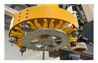 Centre d'usinage CNC ATC pour la production de meubles, avec scie rotative multi-angle pour le bois