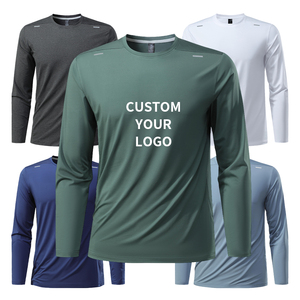 เสื้อกีฬาแขนยาวสำหรับผู้ชายเสื้อออกกำลังกายแบบปรับแต่งเองได้เสื้อกีฬาแขนยาวสำหรับผู้ชายเสื้อออกกำลังกายแบบแห้งเร็วสำหรับผู้ชาย - Product Image 5