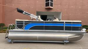 Yacht de pêche gonflable de 17 pieds certifié CE, grands bateaux de ponton de chine - Product Image 2