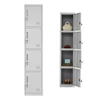 Casier en acier Zhenke 2026 pour salle du personnel, design moderne, 1/2/3/4/5 portes, armoire de rangement pour vêtements de travail des employés, pour les Philippines et l'Afrique