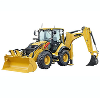 74 Gross Power Backhoe Loader Excavator Loader Terintegrasi Tugas Berat Daya Tahan Lama Harga Terjangkau Mesin Konstruksi