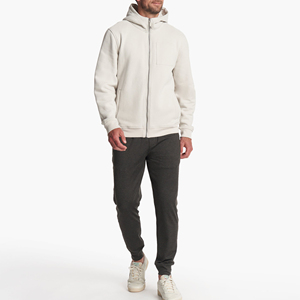 Sudadera con Capucha Personalizada para Hombre, Estilo Y2K, 100% Algodón, Cierre Completo con Logotipo 3D, Talla Grande, Pedido Mínimo Bajo - Product Image 6