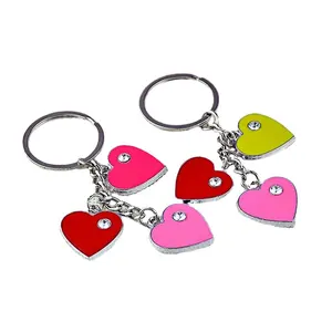 Hot Sale Heart-Shaped Keychain Promotional Keyring Souvenir Wedding Gift For Carabiners