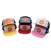 Casquette snapback tissée en maille avec logo patch OEM de haute qualité Casquette de camionneur personnalisée à 7 panneaux