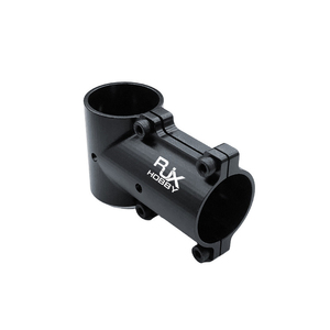 RJXHOBBY RJX 30mm to 30mm T-joint adapter for multirotor <b>drones</b> aluminum T-shaped fixing base carbon tube connector - Product Image 2