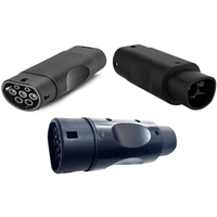 Nouvel adaptateur de charge sans fil Type 2 vers Tesla EV, adaptateur 32A NACS Plug vers connecteur femelle 62196, convertisseur