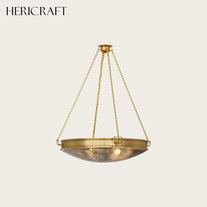 Lámpara Colgante Vintage LED con Bombilla E12 Regulable, Garantía de 5 Años, Latón Suave para Sala de Estar, Comedor, Cocina, 110V - Product Image 3