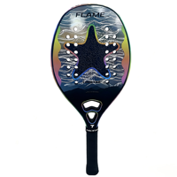 Raqueta de Tenis Playa de Fibra de Carbono 3K con Núcleo de EVA, Tamaño Juvenil, para Niños, Competitiva, OEM, Personalizada, Estándar ITF, de Fábrica