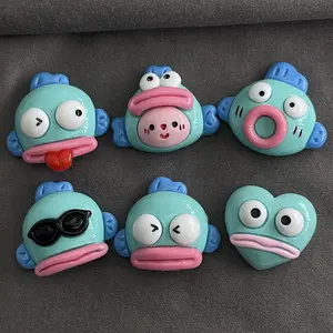 Wholesales Sea Fish Cartoon Resin Crafts Resin Pendant Charms Resin Crafts Mold For Decoration
