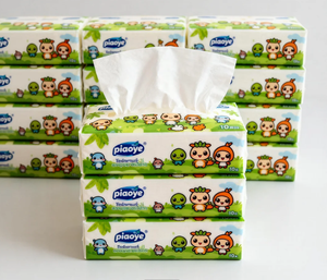 Mouchoirs en <span class=keywords><strong>papier</strong></span> 100 % pâte de bois vierge, doux, 3 plis, bords gaufrés, emballage personnalisé, pratiques pour la maison et les voyages - Product Image 1