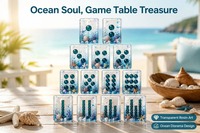 Tuiles de Mahjong CHIVAN résistantes aux rayures et bien polies pour les jeux de table, les loisirs en appartement, le camping et les escapades de week-end