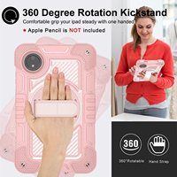 Étui pour tablette antichoc pour xiaomi Redmi Pad Se 4G 8.7 pouces 2024 360 degrés étui pour tablette de Protection tout compris avec dragonne