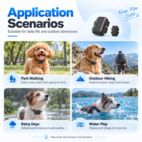 Traceur GPS YK-Pet4 4G LTE WiFi avec suivi en temps réel, clôture électronique BDS, étanche IP67, chargement magnétique, application gratuite