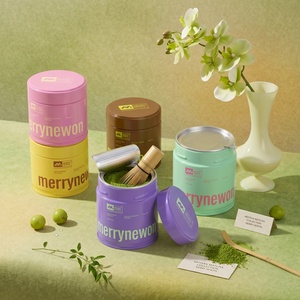 Food Grade Airtight Matcha Tin Can High Quality Metal Tea Canister for Japanese Ceremony Green Tea Packaging - Product Image 5