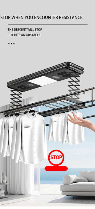 Electric Clothes Drying Rack, Intelligent Remote Control Drying and ...