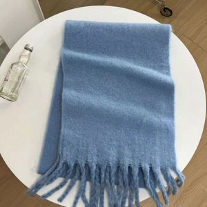 Nouveauté 2024 : Écharpe longue en fourrure épaisse avec pompons, châles en cachemire de luxe pour femmes, écharpes d'hiver pour femmes - Product Image 4