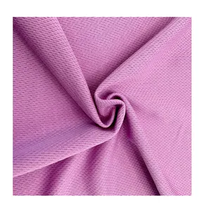 Cheap And High Quality 100% Polyester Fabric Lavender Eyelet Fabric For Sports Wear