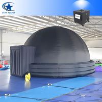 Tente de planétarium gonflable portable à 360 degrés Star Player, impression numérique, ventilateur intégré, dôme complet, théâtre astro pour